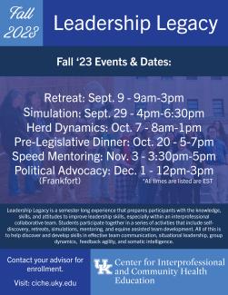 Fall '23 Course Flyer